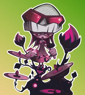 Rose sticker